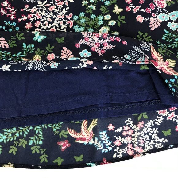 Cameo Appearance Floral Layered Top Women's Plus Size 1X Scoop Neck Keyhole - Picture 6 of 12